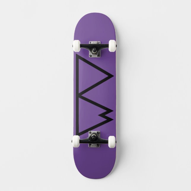 ATARI+MARI-Logo-Skateboard Skateboard (Vorderseite)