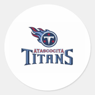 Atascocita Titan-Jugend-Fußball Runder Aufkleber