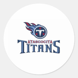 Atascocita Titans Youth Football Runder Aufkleber