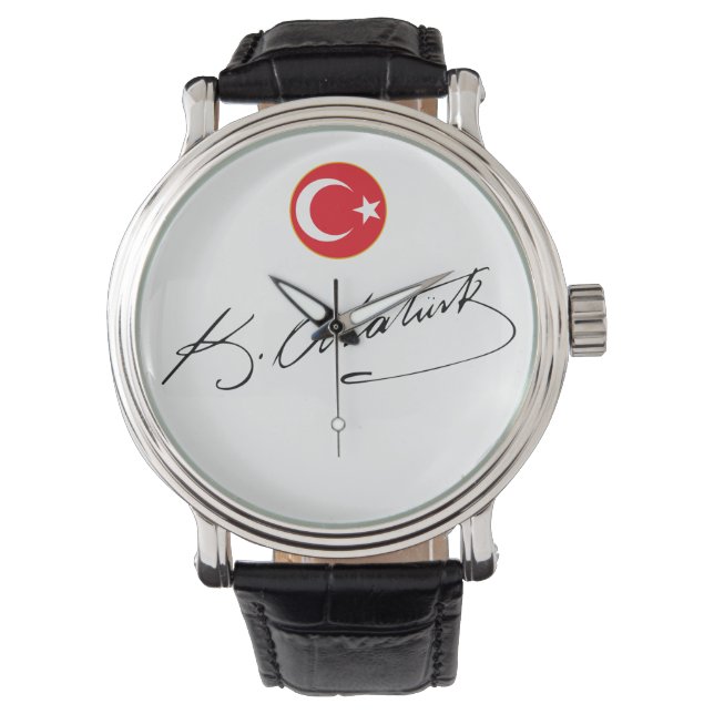 Ataturk Armbanduhr (Vorderseite)