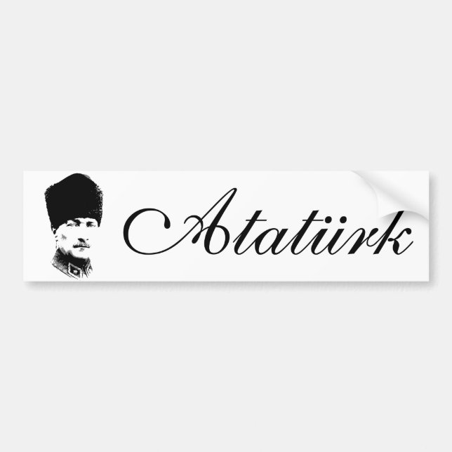 Ataturk Autoaufkleber (Vorne)