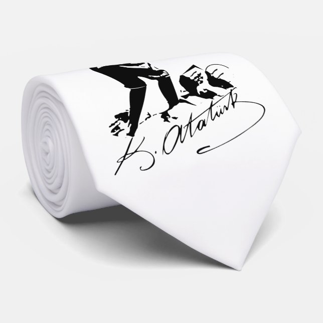 Ataturk Krawatte (Gerollt)