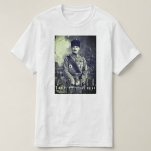 Atatürk, Türkei, türkische Geschichte, digitales P T-Shirt