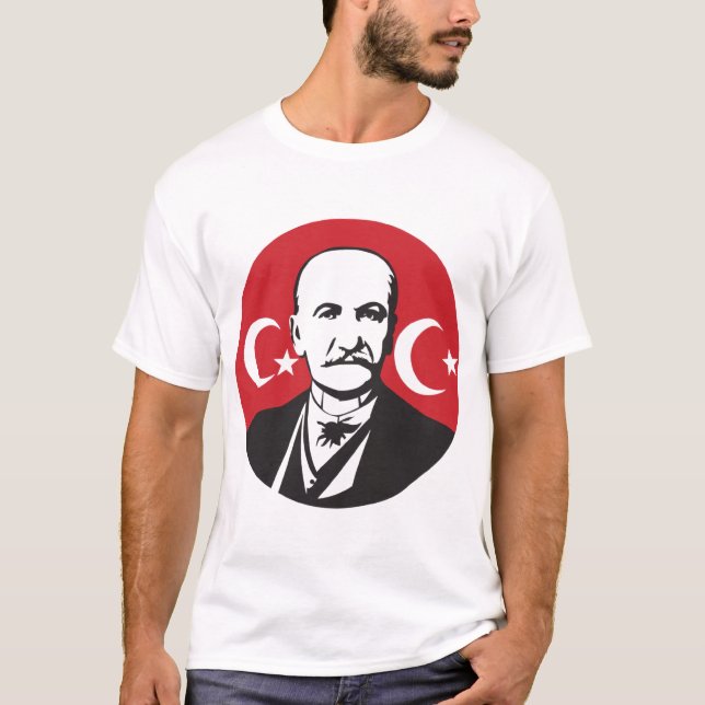 Atatürk, Türkisch, Turkiye, Schnurrbart T-Shirt (Vorderseite)
