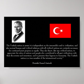 Atatürk - zur Türkei und zur Informationsgesellsch Poster