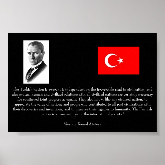 Atatürk - zur Türkei und zur Informationsgesellsch Poster (Vorne)