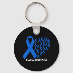 Ataxia Awareness Blue Band Geschenk T - Shirt31 Schlüsselanhänger