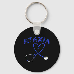 Ataxia Stethoscope Nurse Neurologisches Hemiataxia Schlüsselanhänger
