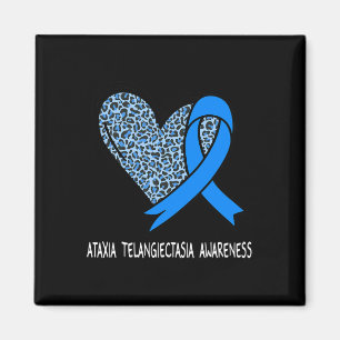 Ataxia Telangiectasia Bewusstsein Blaues Band Magnet
