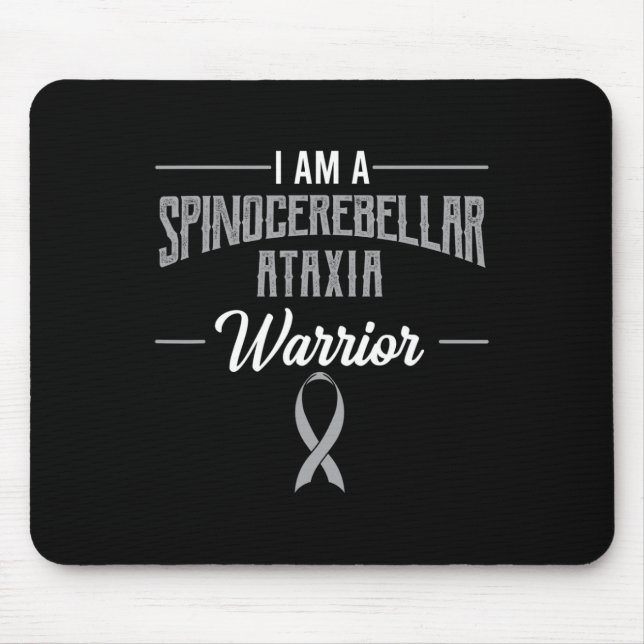 Ataxia Warrior Awareness Ribbon Sca Patient Mousepad (Vorne)