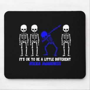 Ataxia Warrior Blue Ribbon Awareness disease hallo Mousepad