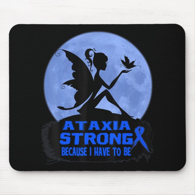 Ataxie Awareness T - Shirt21 Mousepad (Vorne)