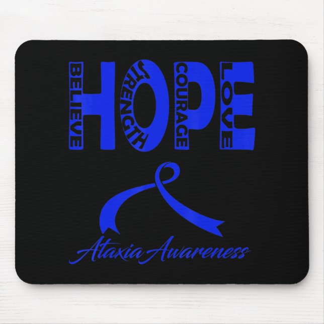 Ataxie Awareness T - Shirt8 Mousepad (Vorne)