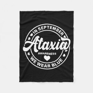 Ataxie-Bewusstsein für Männer Frauen wir tragen bl Fleecedecke