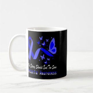 Ataxie-Bewusstsein-Schmetterling-Unterstützung Kaffeetasse