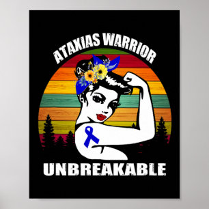 Ataxie-Krieger-Bewusstseins-Automatisches-Unterstü Poster