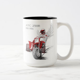 ATC 250R 1981 - 1986 ZWEIFARBIGE TASSE