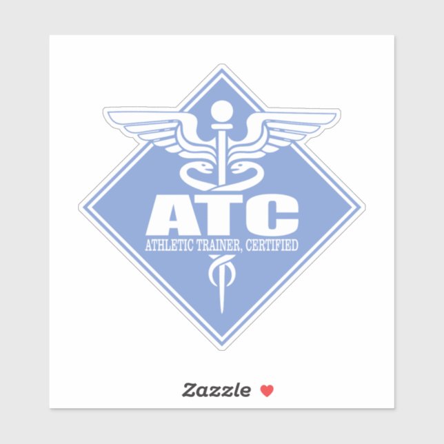 ATC (Athletic Trainer Certified) Diamant Aufkleber (Blatt)