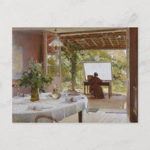 Atelier im Freien William Blair Bruce Postkarte
