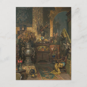 Atelierinnenraum von Julius Victor Berg Postkarte