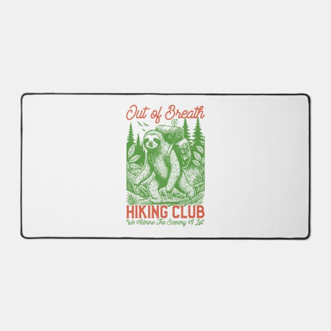 Atem Funny Funny Funny Fly Wandern Club Schreibtischunterlage (Vorderseite)