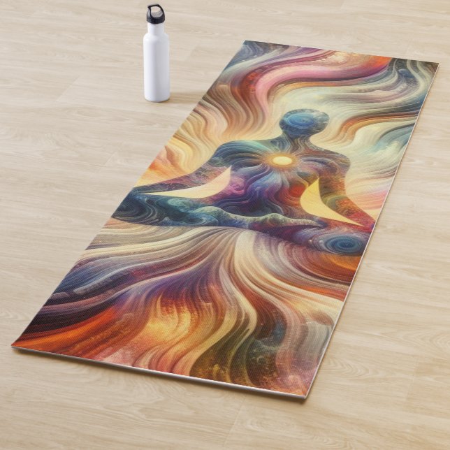 Atem in Frieden Yogamatte (Beispiel)