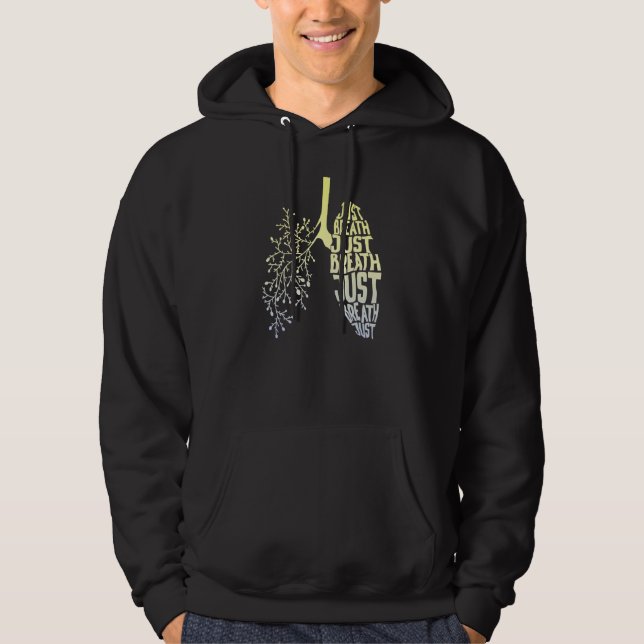 Atemarbeit Meditation Yoga Selbstatmung Liebe Hoodie (Vorderseite)