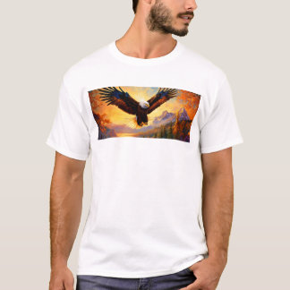 Atemberaubend Art Nouveau Eagle T - Shirt Design -