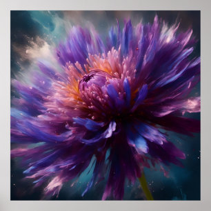 Atemberaubend Aster Blossom Poster