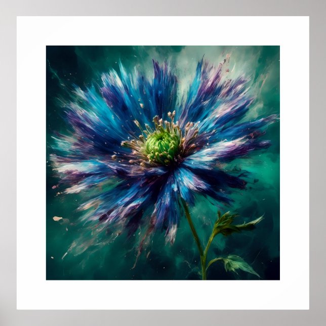 Atemberaubend Aster Blossom Poster (Vorne)