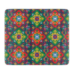 Atemberaubend 💚 ❤️ 💛 Azulejos Platz Schneidebrett