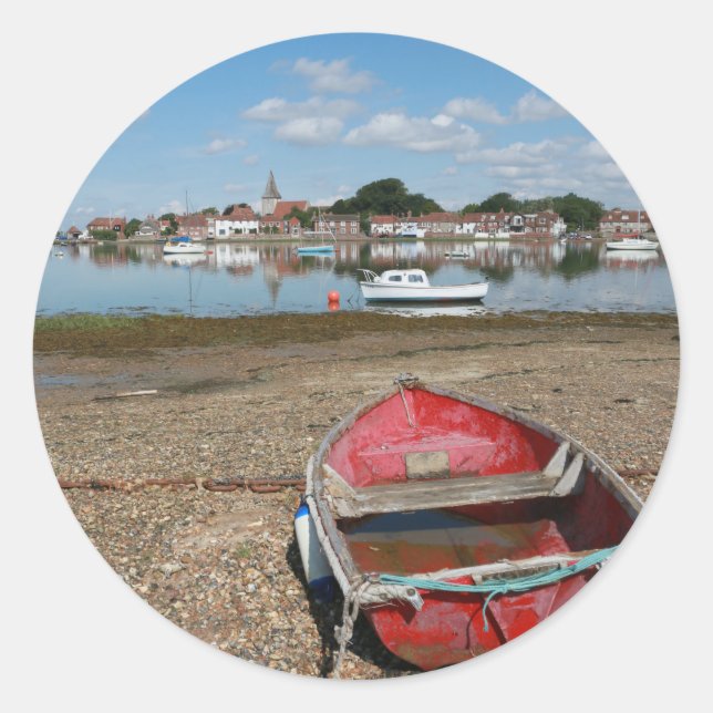 Atemberaubend Bosham Harbour England Runder Aufkleber (Vorderseite)