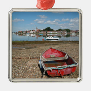Atemberaubend Bosham Harbour England Silbernes Ornament