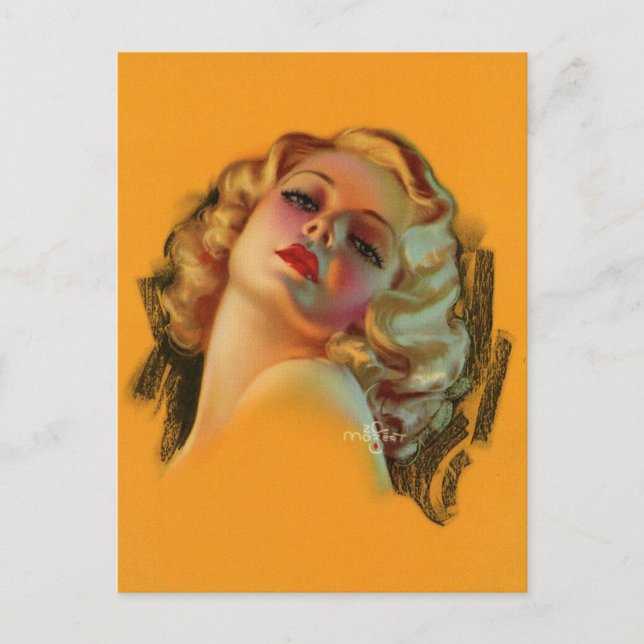 Atemberaubend !  Button-up Art Postcard Postkarte (Vorderseite)
