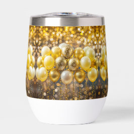 Atemberaubend Gelb und Gold Bokeh Ballon