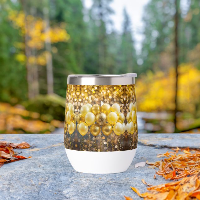 Atemberaubend Gelb und Gold Bokeh Ballon (Außenbereich)