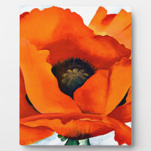 Atemberaubend Georgia O'Keeffe Red Poppy Fotoplatte