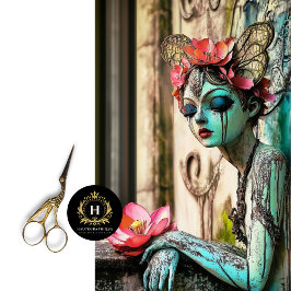 Atemberaubend Gothic Paris Gargoyle Decoupage Seidenpapier