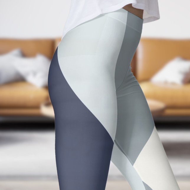 Atemberaubend Grau Fade Abstrakt Leggings (Stunning Gray Fade Abstract Leggings)