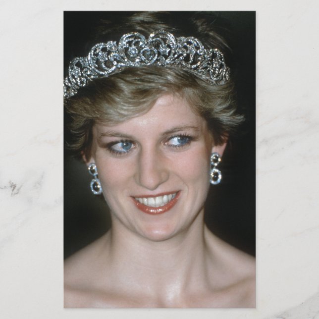 Atemberaubend! HRH Princess Diana Briefpapier (Vorderseite)