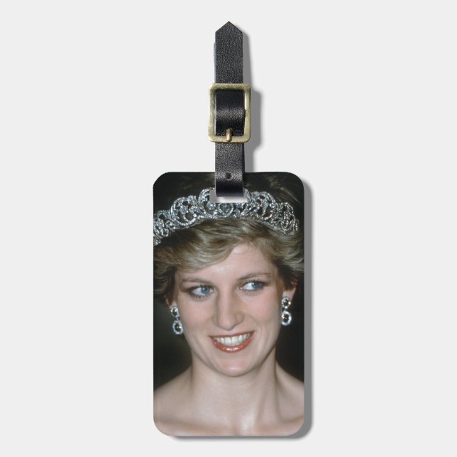 Atemberaubend! HRH Princess Diana Gepäckanhänger (Vorderseite vertikal)