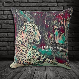 Atemberaubend Jaguar Personalisiert Kissen