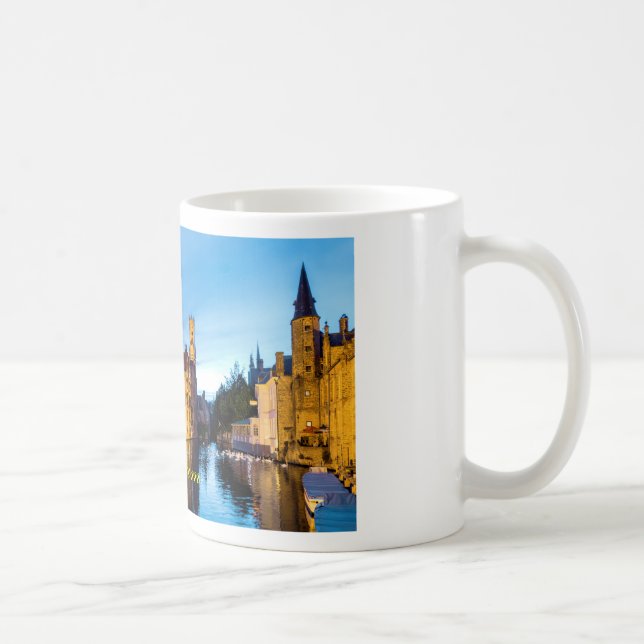 Atemberaubend! Mittelalterliche Brügge Belgien - P Kaffeetasse (Rechts)