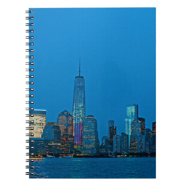 Atemberaubend neue New York Skyline Notizblock (Vorderseite)