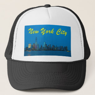 Atemberaubend neue New York Skyline Truckerkappe