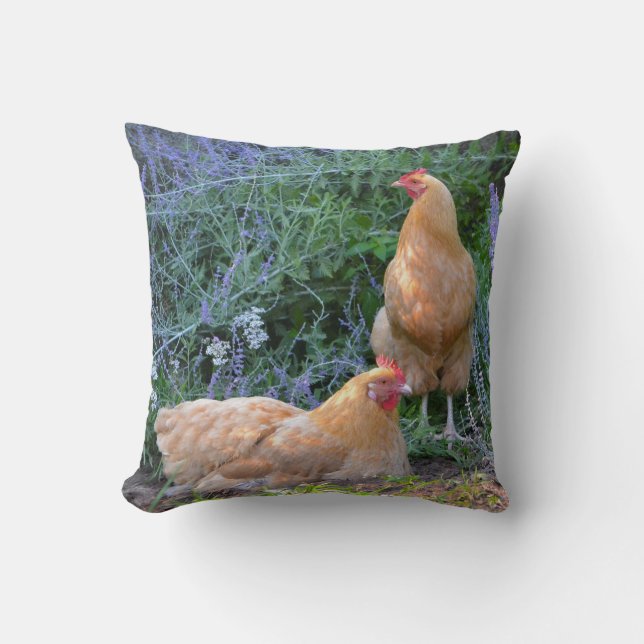 Atemberaubend Orpington Hen Pillow Kissen (Vorderseite)