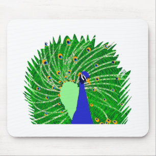 Atemberaubend Peacock Originalkunst von Sophie Age Mousepad