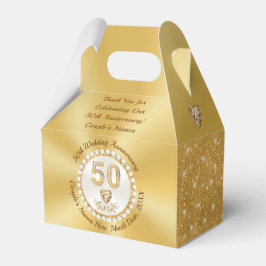 Atemberaubend personalize, 50 Jahre Anniversary Fe Geschenkschachtel