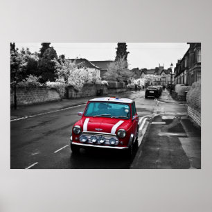 Atemberaubend Red Mini Poster