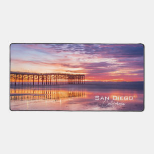 Atemberaubend San Diego California Beach Pier Suns Schreibtischunterlage